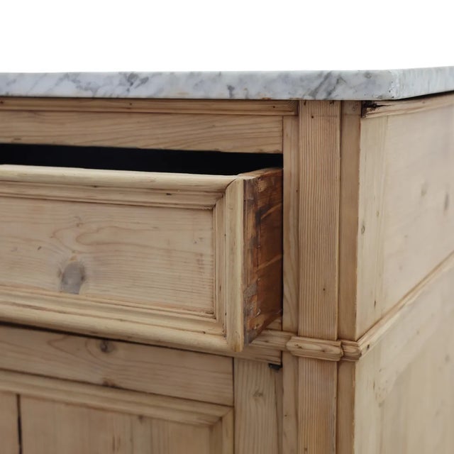 19th Century Louis Philippe Cabinet With Marble Top For Sale In Birmingham - Image 6 of 10