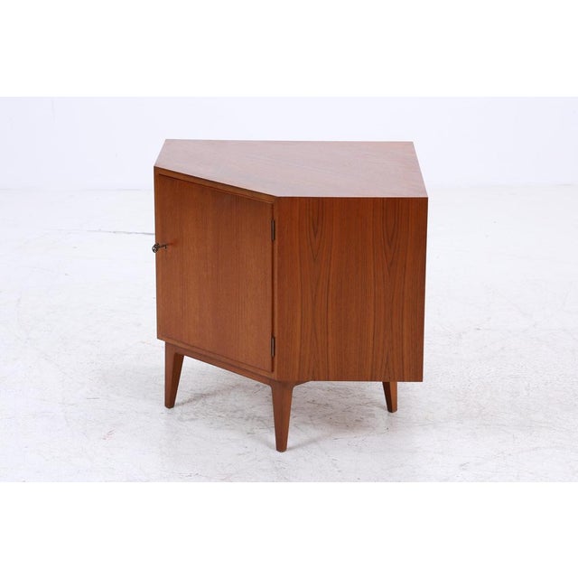 Vintage Corner Chest of Drawers in Teak, 1960s For Sale - Image 13 of 14
