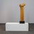 1970s Abstract Biomorphic Sculpture in Carved Wood and Stone, 1970s For Sale - Image 5 of 9