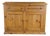Late 20th Century Ethan Allen Old Tavern Pine Country Farmhouse Buffet Console Cabinet 23-6006 For Sale