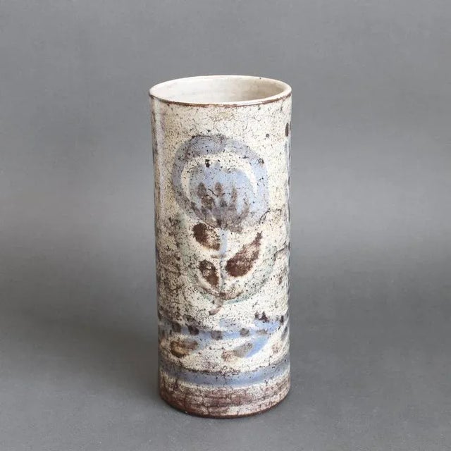 Vintage French Ceramic Flower Vase by Le Mûrier, 1960s For Sale - Image 11 of 11