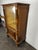 Copper Oak Display Cabinet with Fluted Columns in the style of Dudouyt, 1930s For Sale - Image 8 of 9
