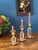 Mid-Century Modern 1960’s Brass & Lucite Candlestick Holders Set of 3 For Sale - Image 3 of 18
