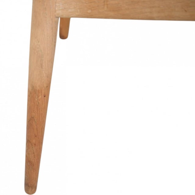 JH503 The Chair in Oak and Black Leather by Hans Wegner, 1960s For Sale - Image 9 of 18