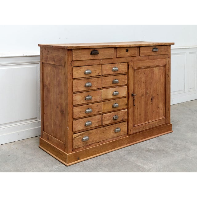 Antique Fir Wood Workshop Cabinet, 1930s For Sale - Image 6 of 18