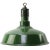 Vintage American Industrial Green Enamel Pendant Light For Sale - Image 5 of 5