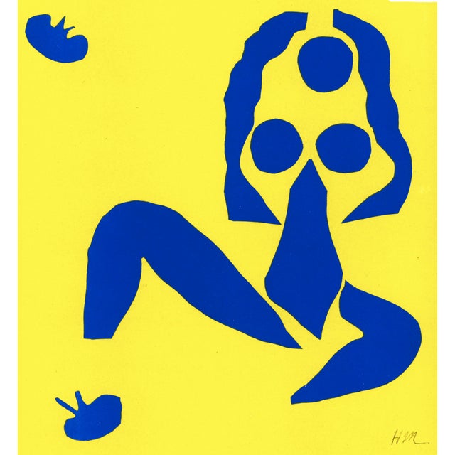 Original color lithograph after Henri Matisse from the "The Last Works of Henri Matisse" (the American Edition of "Verve...