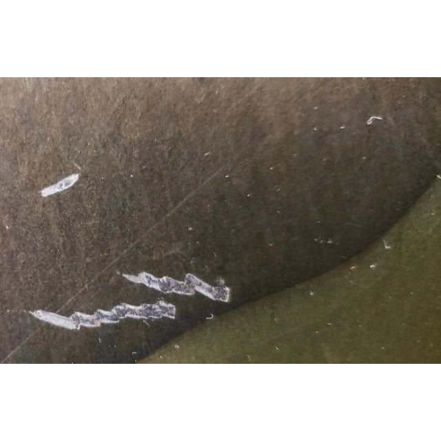 Silvio Giovenetti (20th C.) Mid Century Modern Abstract Acid Etched Stainless Steel C.1971 For Sale In San Francisco - Image 6 of 9