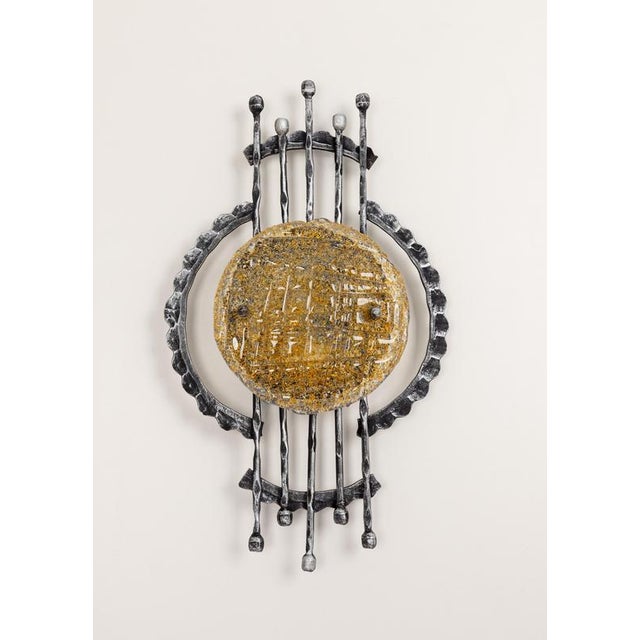 1960s Mid-Century Murano Wall Sconce attributed to Tom Ahlström and Hans Ehrlich, 1960s For Sale - Image 5 of 14