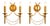 Vintage Hollywood Regency Double Wall Sconces in Gilt Brass by Gaetano Sciolari, 1970s, Set of 2 For Sale
