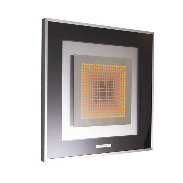 1970s Victor Vaserely, Composition, 1972, Photogravure For Sale - Image 5 of 8