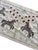 1960s Grey Horse Suzani Wall Hanging, Cherry Vine For Sale - Image 5 of 6