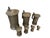 Set of 7 of 19th Century Antique French Pewter Measuring Flagons For Sale - Image 4 of 12