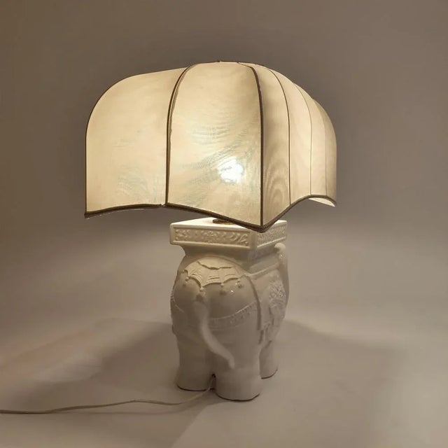 Vintage Spanish Ceramic Table Lamp, 1970s For Sale - Image 9 of 13