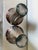 Vintage Signed t.p. Raku Pottery Vases – A Pair For Sale - Image 9 of 11