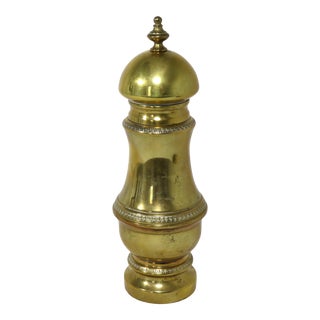 Classic Style Antique Solid Brass Pepper Mill Grinder For Sale