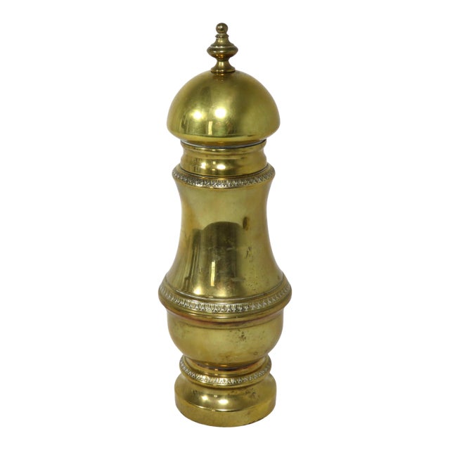 Classic Style Antique Solid Brass Pepper Mill Grinder Chairish