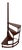 Arthur Brett and Sons Mahogany Library Steps from H. Pander & ZN, England, 1930s For Sale