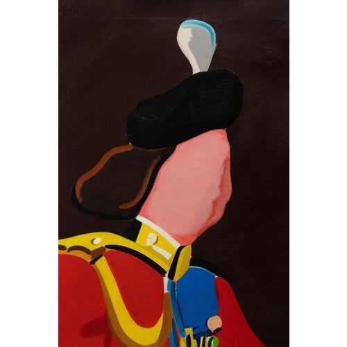 Oil on canvas, hand signed. A striking and characteristically ironic composition by the celebrated Spanish artist Eduardo...