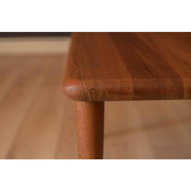 Danish Modern Solid Teak Square Coffee End Table by Glostrup For Sale - Image 16 of 16