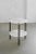 Double side table 40 3 legs by Contain Dimensions: D 40 x H 51 cm Materials: Iron, brass, Terrazzo, marble, stone....
