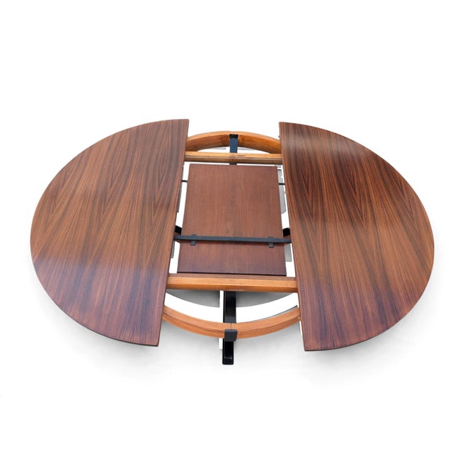 Extendable Wooden Dining Table, Italy, 1960s For Sale - Image 9 of 16