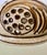 Mid-Century Modern Ceramic Pendant Flared Bowl With Bold Pattern, Denmark 1960s For Sale - Image 3 of 9