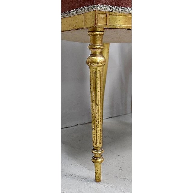 Set of Napoleon III Giltwood Chairs, Late 19th Century For Sale - Image 17 of 18