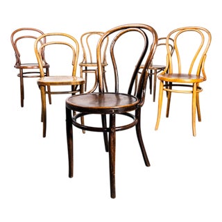 Vintage Hoopback Bentwood Dining Chair, 1950s For Sale