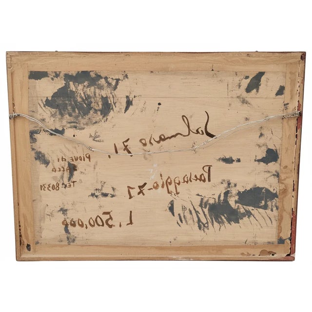 Work titled "Terra-Luna" (Earth-Moon), a unique creation by Italian master Mario Salmaso (Venice 1941 - 1995), dating back...