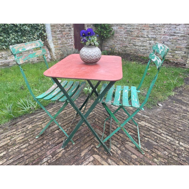 Vintage French Bistro Garden Table, 1930s For Sale - Image 3 of 18