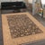 Crafted by skilled artisans using time-honored weaving traditions, this antique low pile handmade wool rug embodies the...