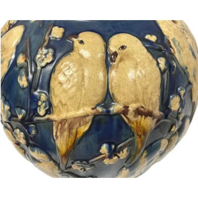 "Love Birds" Ceramic Pottery Vase by Muncie Pottery For Sale In Tampa - Image 6 of 12