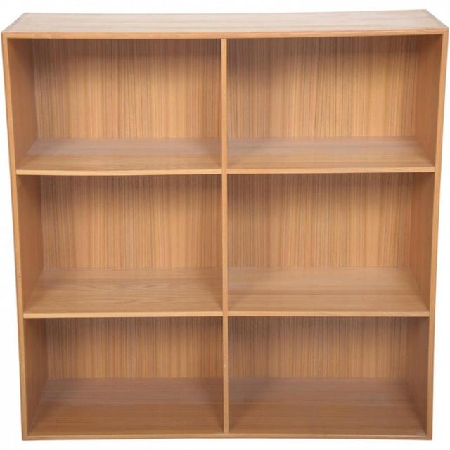 Vintage Bookcase in Elm by Mogens Koch, 1970s For Sale - Image 10 of 10