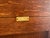 19th Century Oak Church Pew made by J & B Smith Cabinet Makers in Birmingham England. Carved Oak featuring a paneled back...