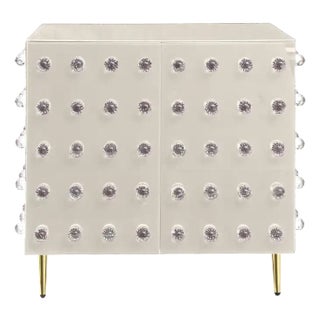 Italian White Cabinet Ninety Jewelry For Sale