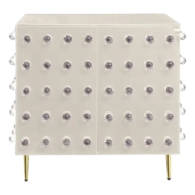 Italian White Cabinet Ninety Jewelry For Sale