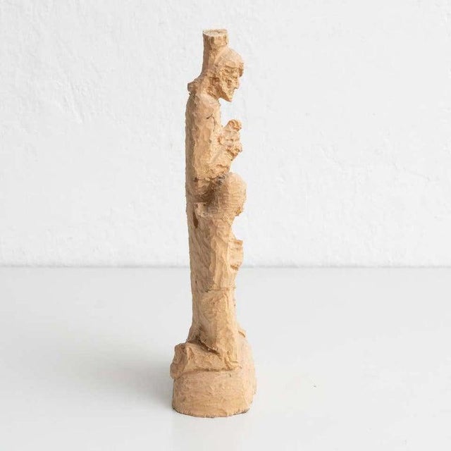 Wood 20th Century Traditional Preliminary Sketch Wooden Sculpture For Sale - Image 7 of 12
