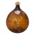 An Amber Glass Demijohn, Labeled Eau De Vie 1881 For Sale