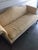 Yellow Vintage 70" Hickory Highland House Yellow Upholstered Chippendale Sofa For Sale - Image 8 of 12