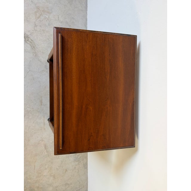 Vintage Brandt Solid Cherry Wood Book Stand / Side Table For Sale - Image 10 of 13