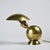 Mid-Century Modern Gilt Brass Table Lamps from Creation Mathias, France, 1970, Set of 2 For Sale - Image 3 of 9
