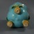 Aqua Minton Majolica Floral Vase With Bulb Feet For Sale - Image 8 of 13