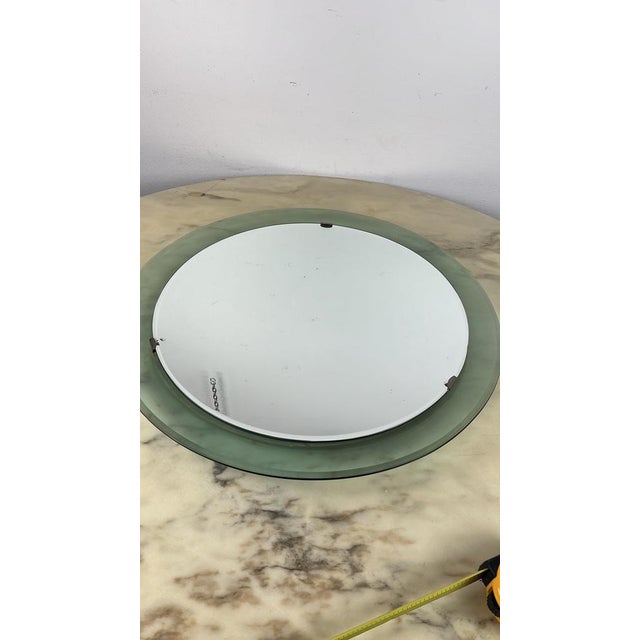 Mid-Century Italian Curved Mirror in the style of Max Ingrand, 1960s For Sale - Image 12 of 15