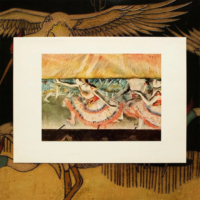 The School of Paris 1950s After Edgar Degas "The Curtain Falls", First Edition Full-Color Vintage Print For Sale - Image 3 of 8