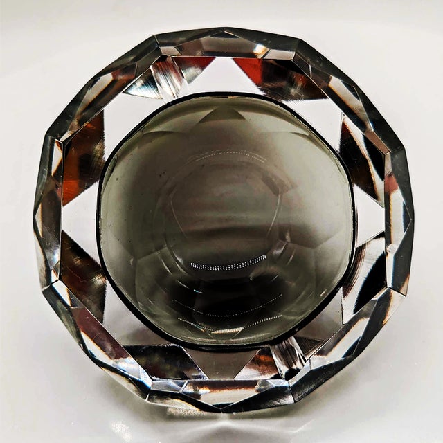 1960s Ashtray in Murano Glass attributed to Flavio Poli for Seguso, Italy, 1960s For Sale - Image 5 of 7
