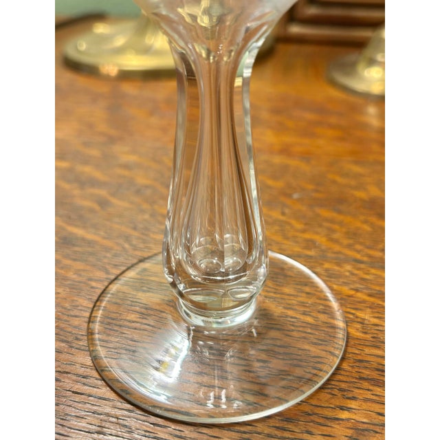 Mid 20th Century Mid 20th Century Hollow Stem Art Deco Champagne Coupes - A Set of 4 For Sale - Image 5 of 6
