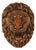 Carved Lion Wall Mask, 1820, Pine For Sale