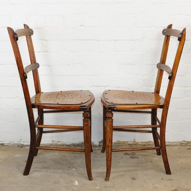 A set of 2 side/dining chairs by Luterma Estonia in the early 1900s. This piece is attributed to the mentioned...