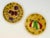 Vintage French Parry & Vieille Majolica Fruit (Plum & Pear) Plates in the Style of De Serreguemines- Set of 2 For Sale - Image 10 of 12